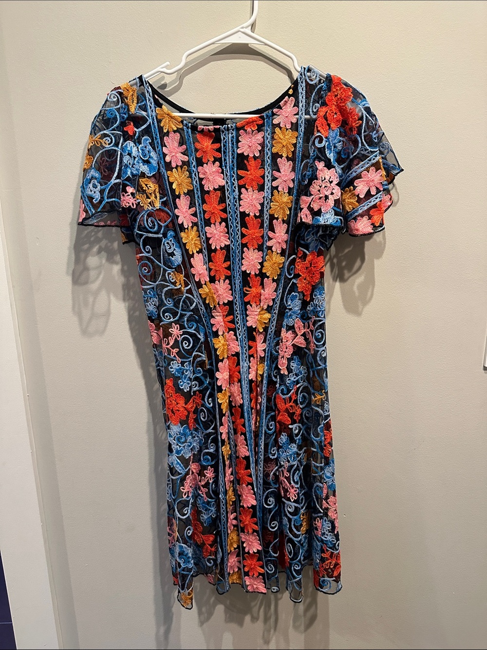Anthropologie Eva Franco Ferrah Embroidered dress